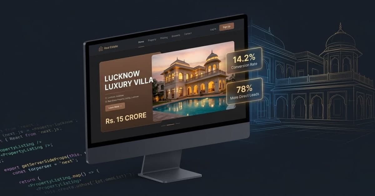 How to Build a Real Estate Website in Lucknow for Leads